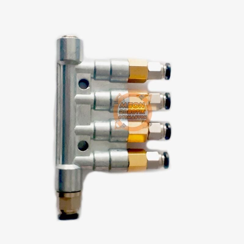Dozajlı Yağ Dağıtıcı Distribütör 4 Yollu