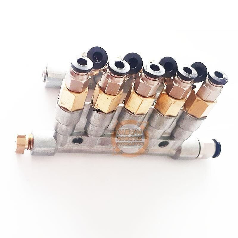 Dozajlı Yağ Dağıtıcı Distribütör 4 Yollu