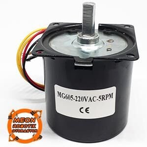 60kytz 5 Rpm Redüktörlü Ac Motor