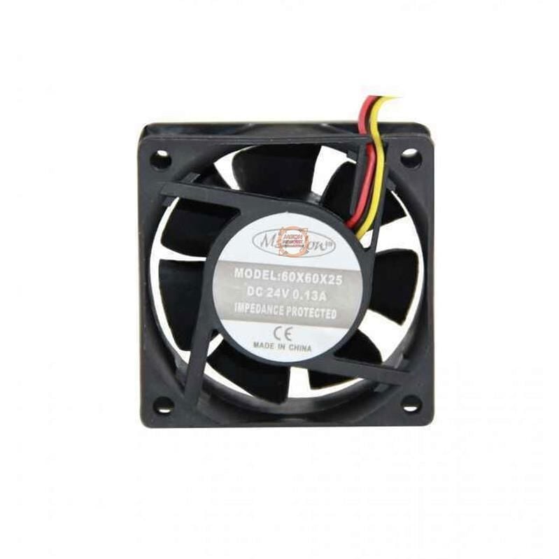60x60x25 24V 3 Kablolu Fan