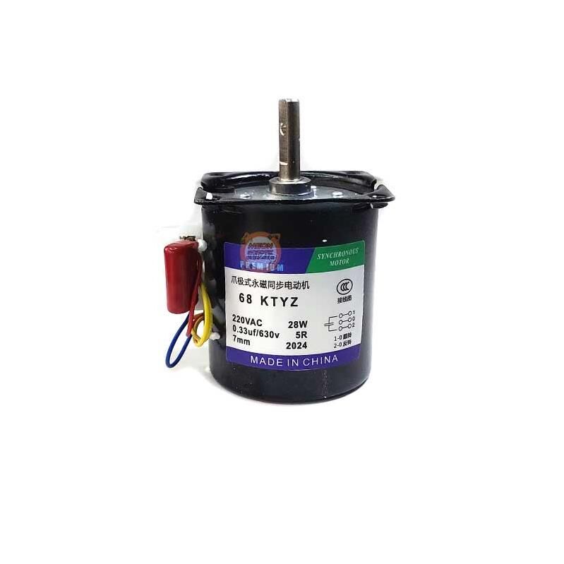 68 Ktyz 28W 5 Rpm Redüktörlü Ac Senkron Motor | Meon Robotik Otomasyon