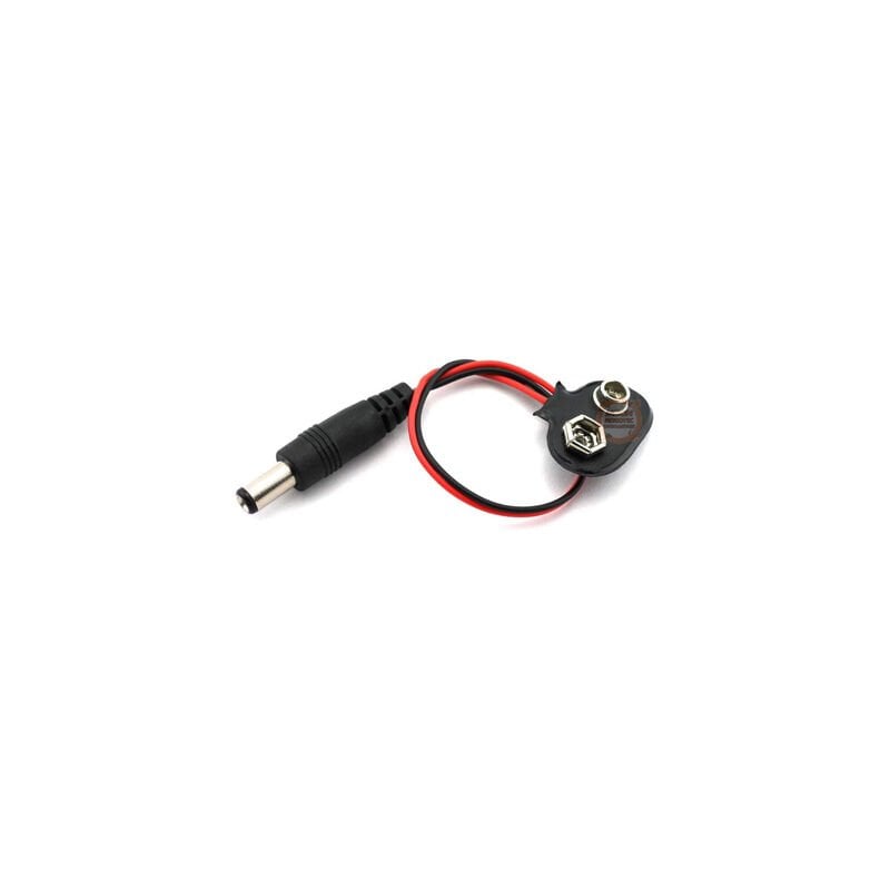 9V Pil Jack Pil Başlıklı Power Kablosu (5.5x2.1mm)