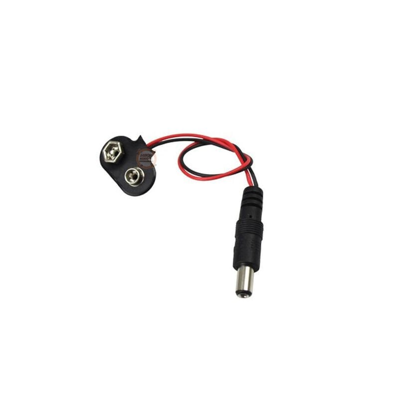 9V Pil Jack Pil Başlıklı Power Kablosu (5.5x2.1mm)