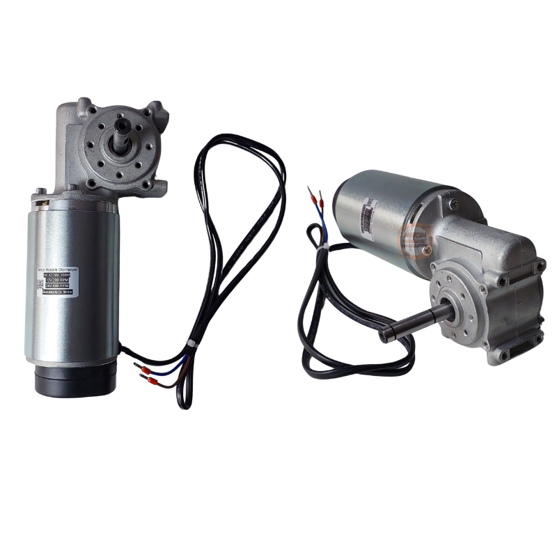 12/24v 100W 220 Rpm Dc Enkoderli Motor-Asansör Kapı Motoru Crl-4001B