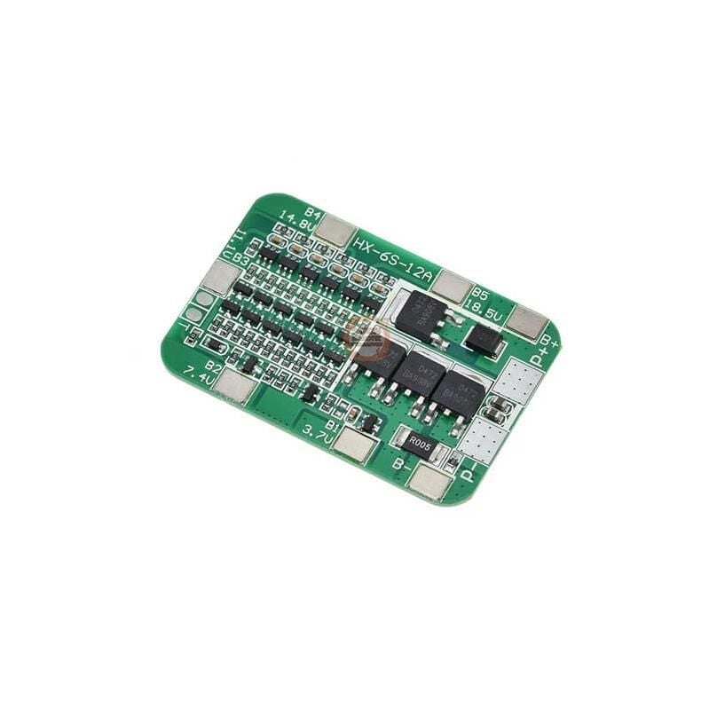 6S 12A BMS 25.5V 18650 Lityum Pil Şarj Koruma Devresi