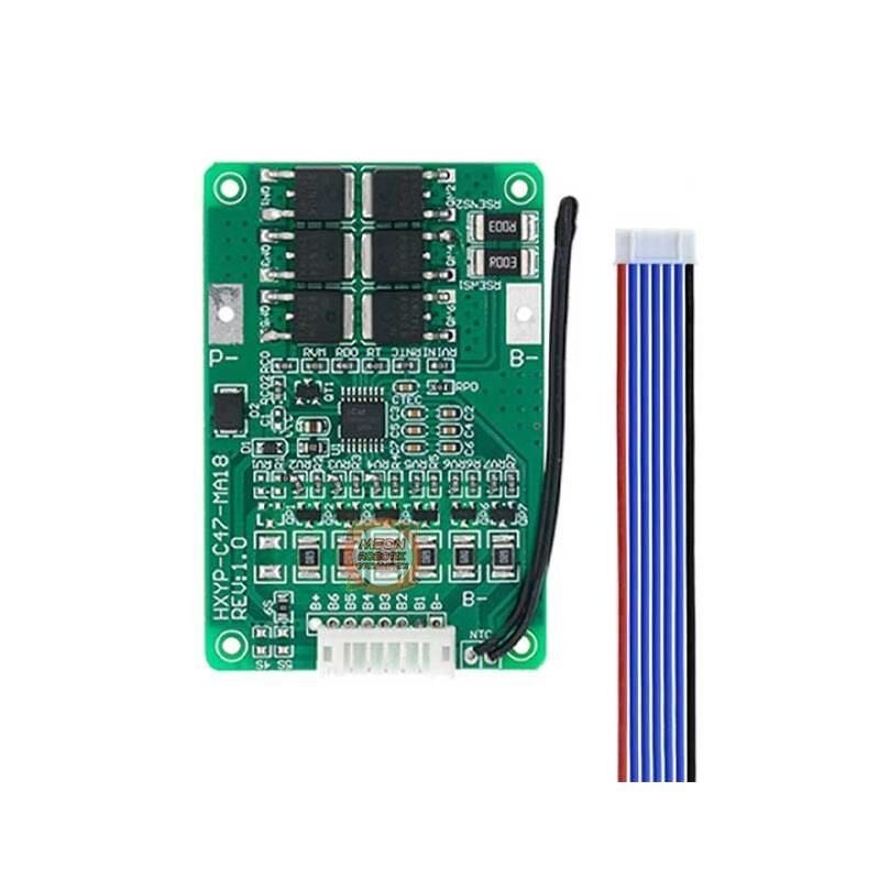 6S 20A Bms 25.2V 18650 Lityum Balans Koruma Devresi -Termistörlü