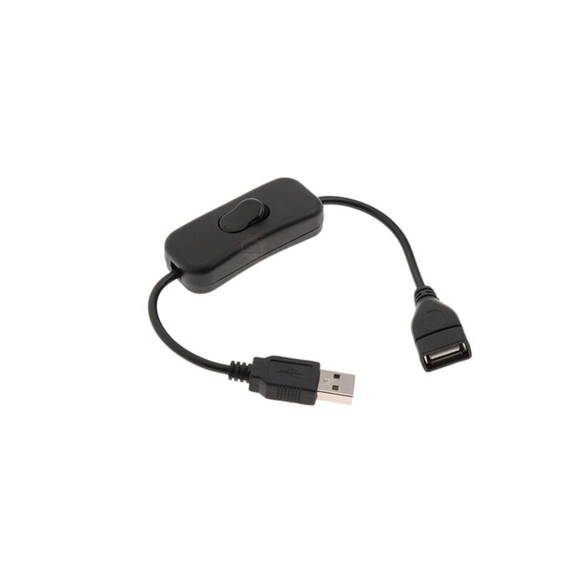 On/Off Anahtarlı USB Uzatma Kablosu Anahtarı Güç Kontrolü LED Için Geçiş-(Dişi-Erkek)