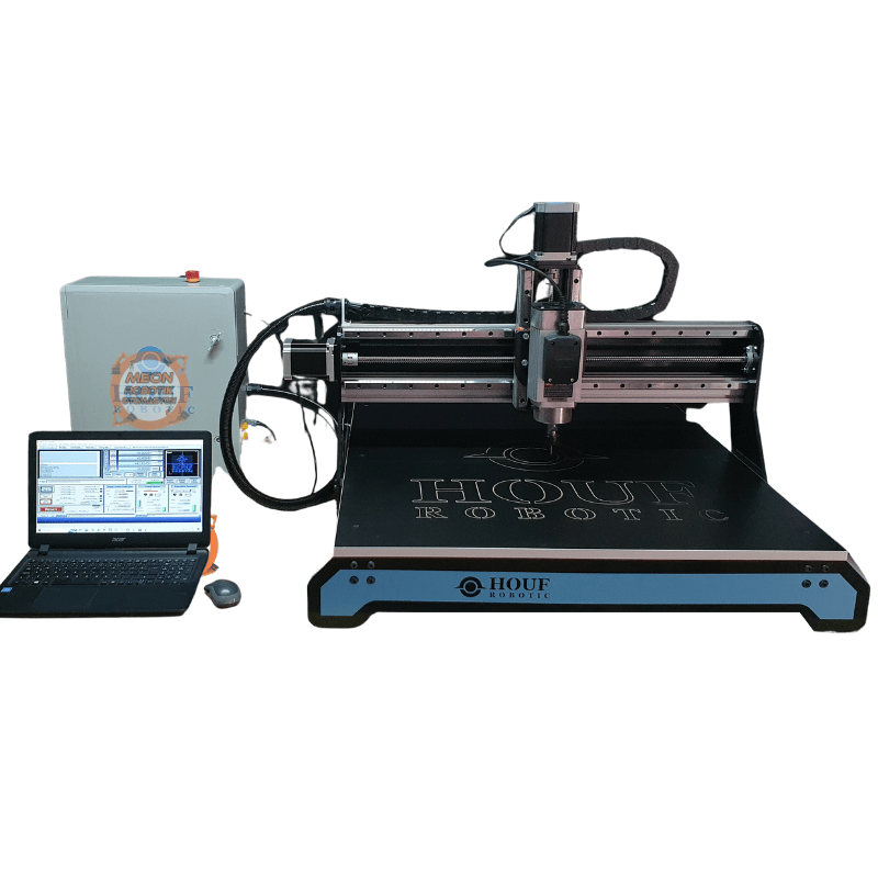 Masaüstü CNC Router – 55×55 cm | 1.5 kW ER20 Spindle | Çelik Gövde | MO-555 Seri