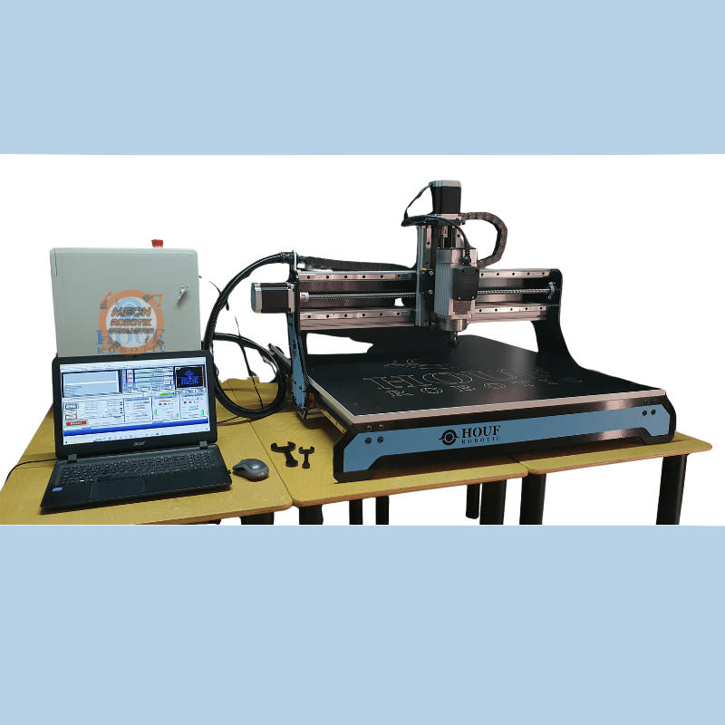 Masaüstü CNC Router – 55×55 cm | 1.5 kW ER20 Spindle | Çelik Gövde | MO-555 Seri