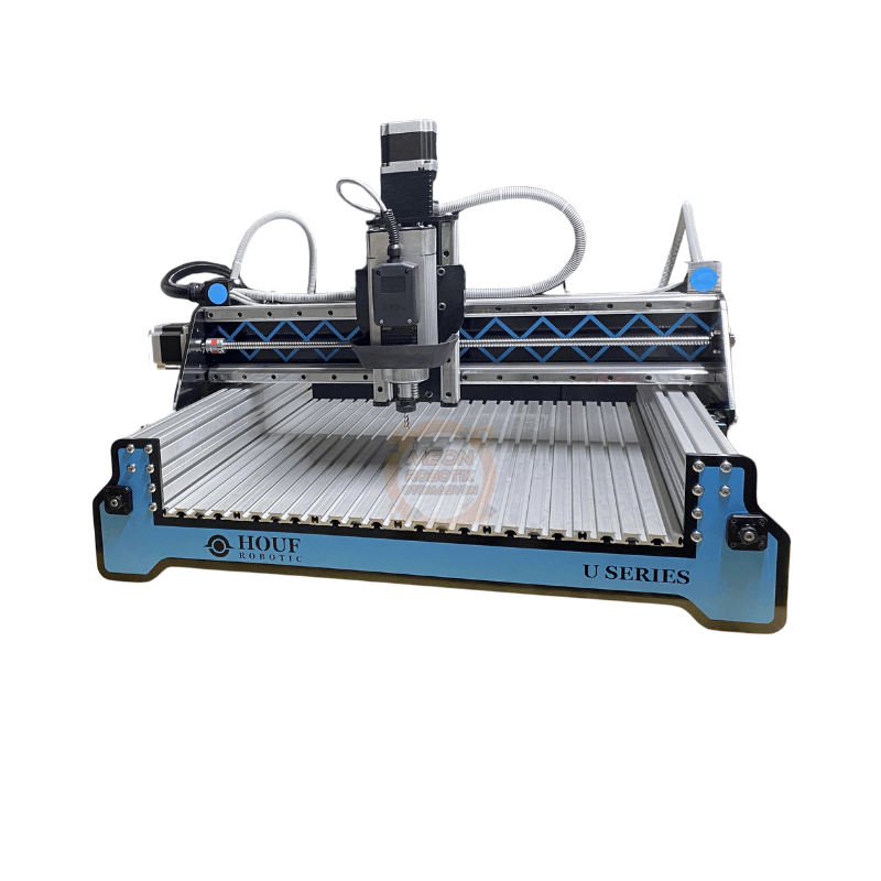 U-555 Masaüstü CNC Router – 55×55 cm | 1.5 kW Spindle | Çift Motor Y Ekseni | Alüminyum Tabla