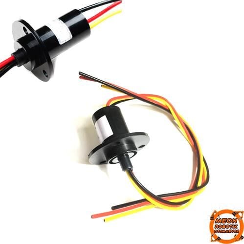 Slip Ring - Kayar Bilezik Çap 22mm 3 Kanal 30A