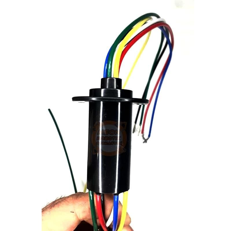 Slip Ring - Kayar Bilezik Çap 30 mm 6 Kanal 30A
