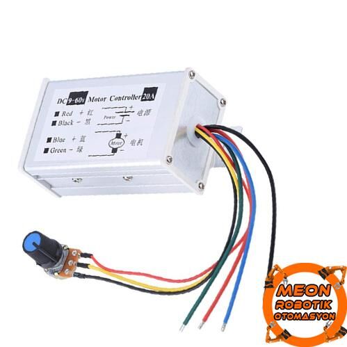 9V – 60V 20A Dc Motor Pwm Hız Kontrol Kartı