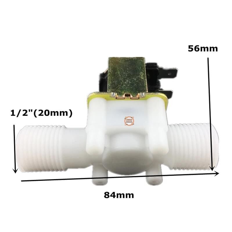Solenoid Su Hava Valfi 1/2 İnç 12V Dc-Solenoid Vana