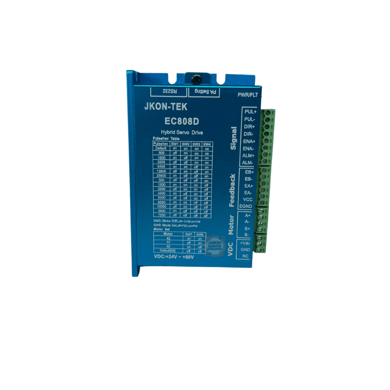 8A Enkoderli Step Motor Sürücüsü (Hibrit Servo Sürücü-EC808D)