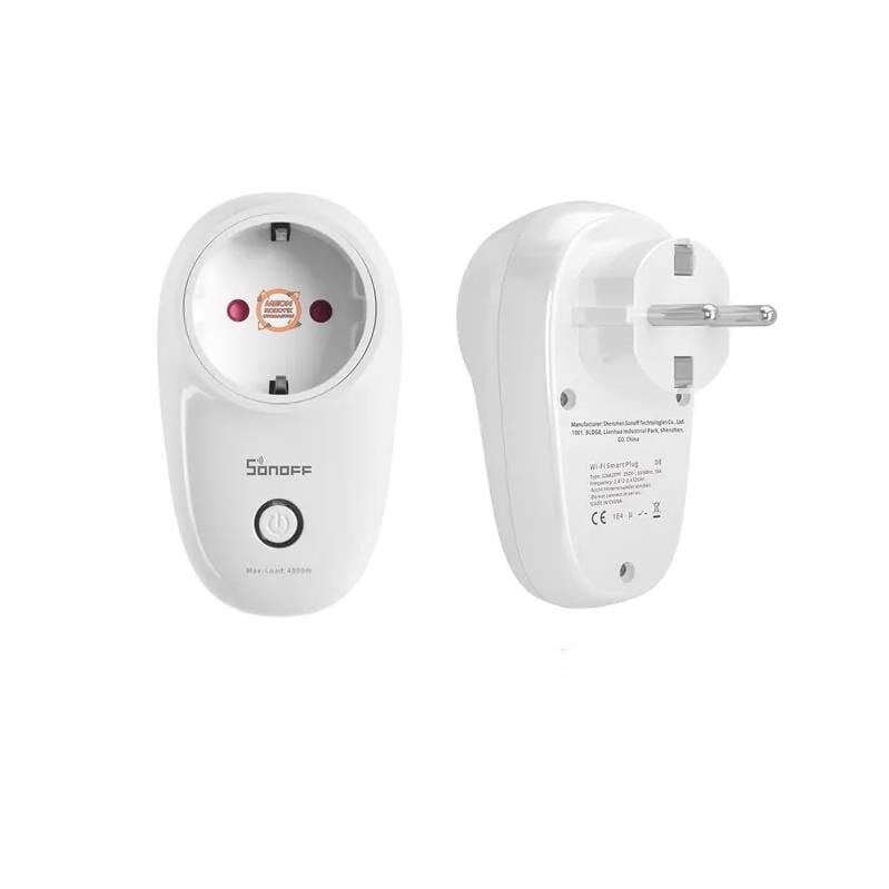 Sonoff S26 R2 Wifi Akıllı Priz 16A 4000W Alexa Smart Plug, Akıllı Ev WiFi Priz