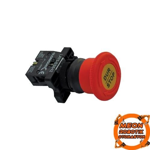 Acil Stop Bas Çevir Buton 22mm