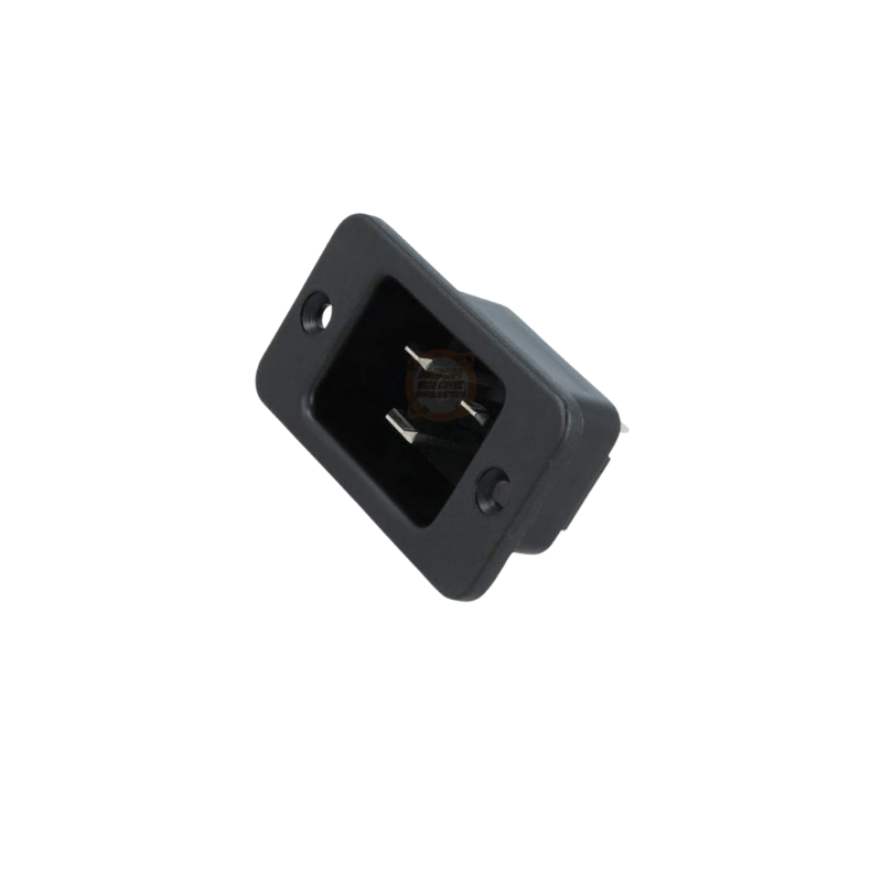 Power Soket C20 Kulaklı Şase Tipi Erkek AC Besleme Soketi | 16A 250V