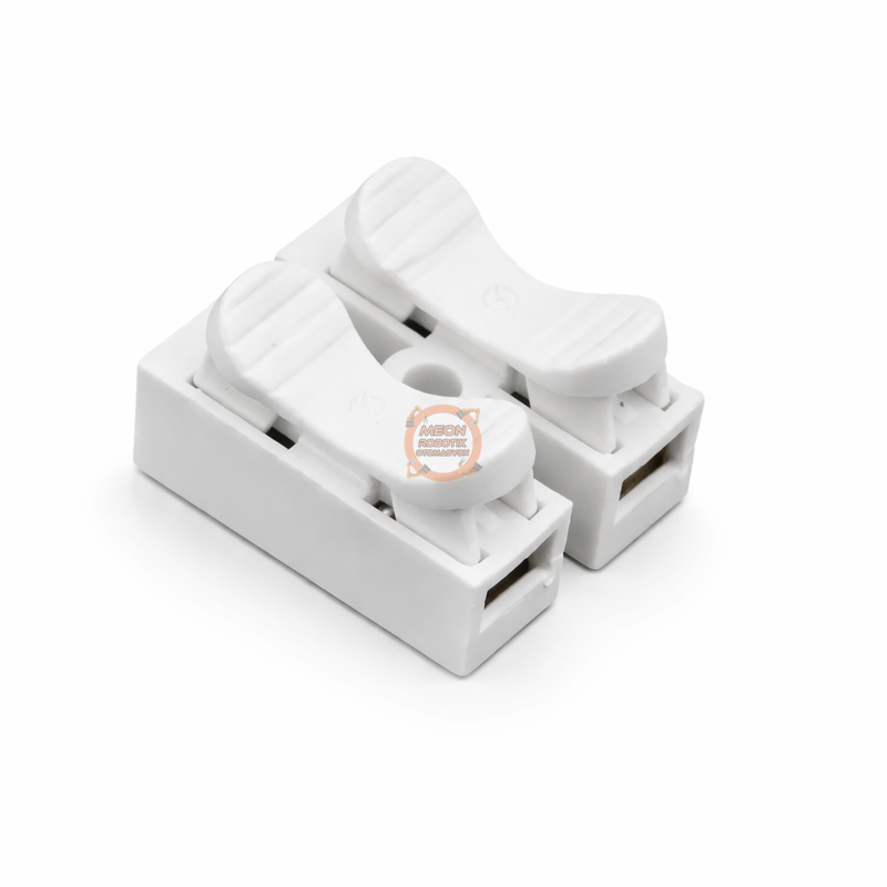 Basmalı Klemens Yaylı 2’li | 20A 400V Aletsiz Kablo Bağlantı Klemensi