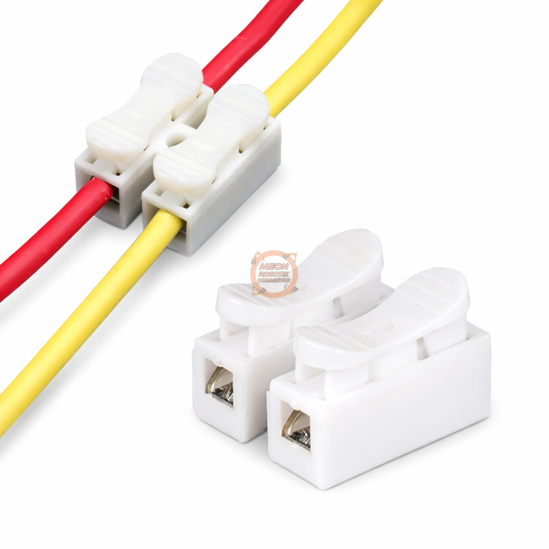 Basmalı Klemens Yaylı 2’li | 20A 400V Aletsiz Kablo Bağlantı Klemensi