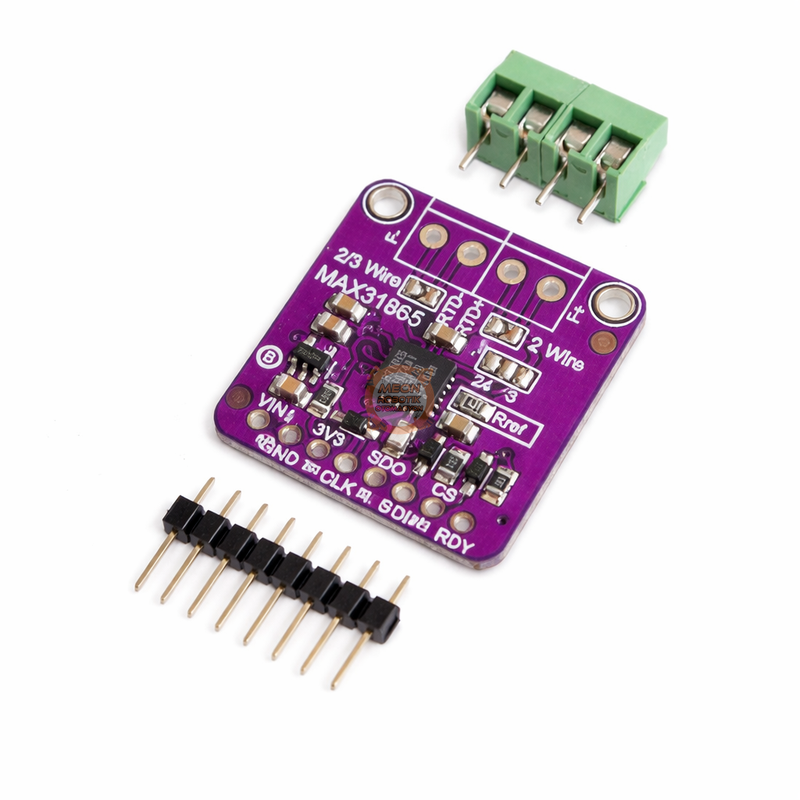 MAX31865 RTD Platin Direnç Sıcaklık Sensörü Modülü (PT100/PT1000)