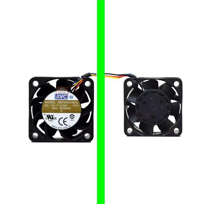 Avc 40x40x20mm Dc 12v 0.5A 4Pin Pwm DBTA0420B2U Sunucu Fanı 15000RPM-Proje Fazlası Ürün
