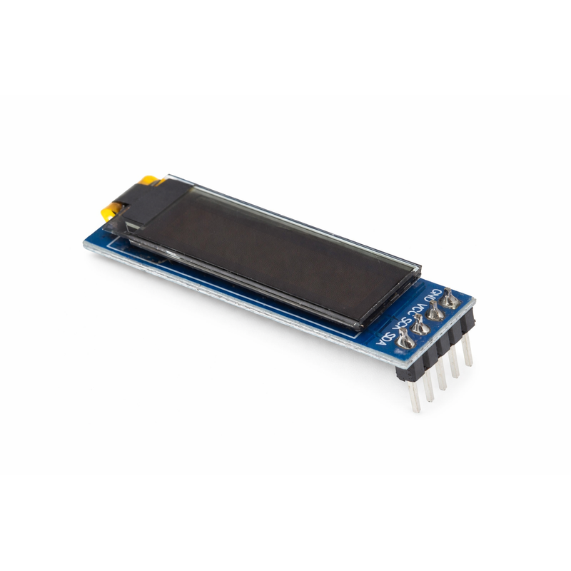 0.91 İnç OLED Ekran Modülü 128x32 SSD1306 I2C Sarı – Arduino & Raspberry Pi Uyumlu
