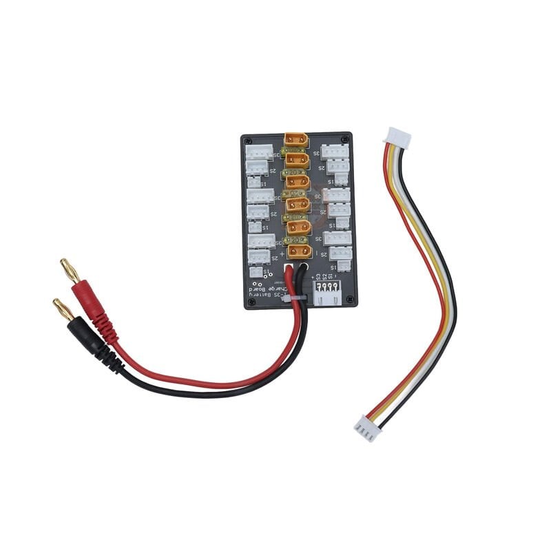 Lipo Pil Paralel Şarj Adaptörü XT30 1S-3S – 6 Port 20A LiPo Şarj Kartı