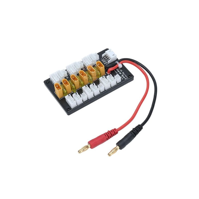 Lipo Pil Paralel Şarj Adaptörü XT30 1S-3S – 6 Port 20A LiPo Şarj Kartı