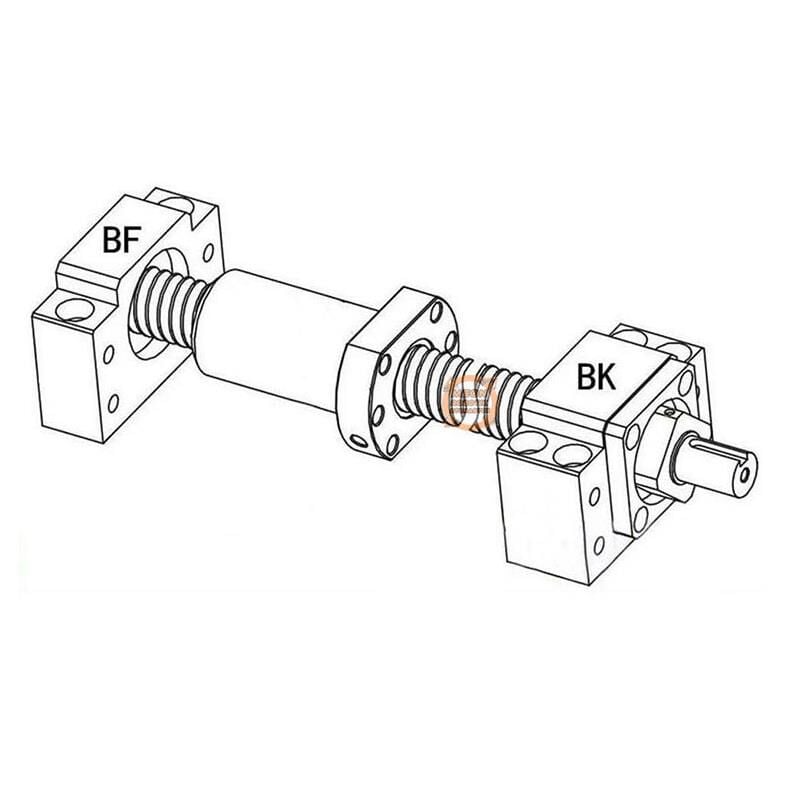 Bk 15 Vidalı Mil Uç Yatakları