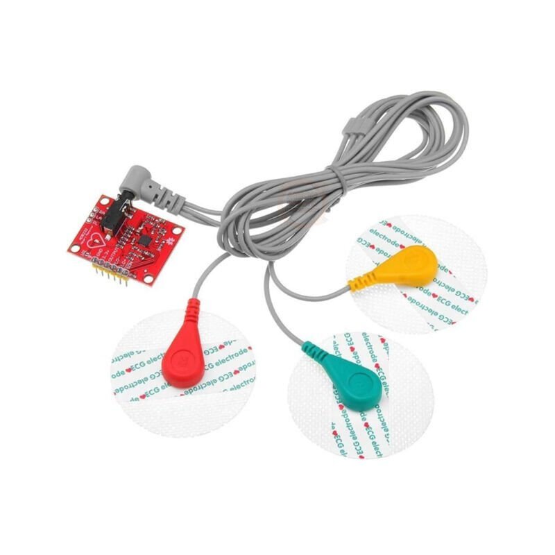 AD8232 EKG Kalp Atışı İzleme Sensör Modülü – Nabız Sensörü