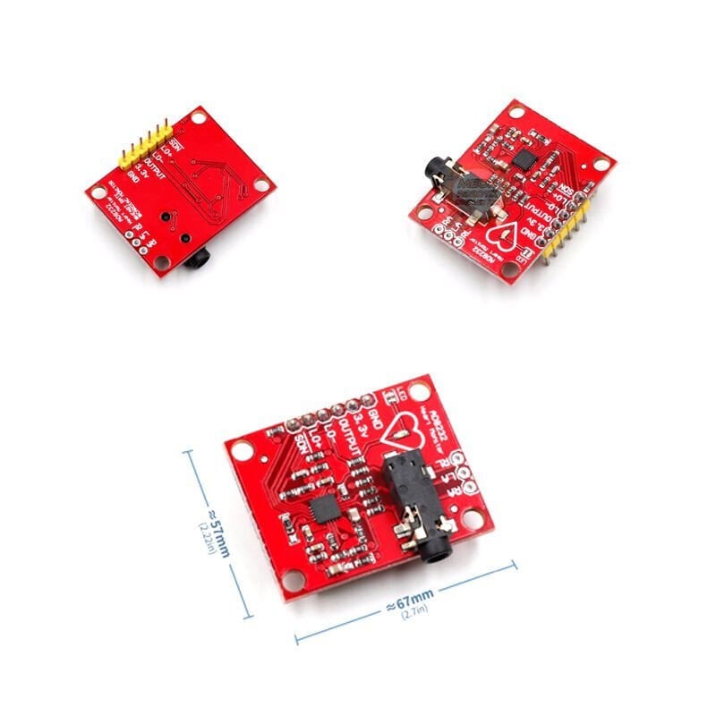 AD8232 EKG Kalp Atışı İzleme Sensör Modülü – Nabız Sensörü