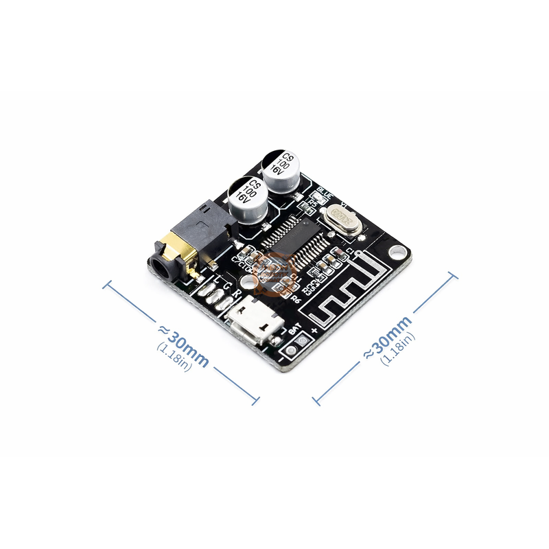 VHM-314 Bluetooth Ses Alıcı Modülü – 3.5mm Stereo Çıkışlı Bluetooth Audio Receiver