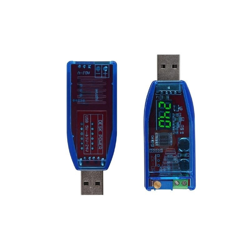 USB 5V 1-24V DC-DC Ayarlanabilir Voltaj Yükseltici Düşürücü Regülatör Modülü – LED Ekranlı Boost Converter
