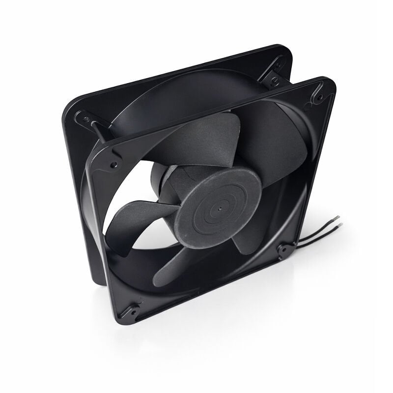 220V AC Kare Metal Gövde Fan 200x200x60mm Rulmanlı Endüstriyel Soğutma Fanı