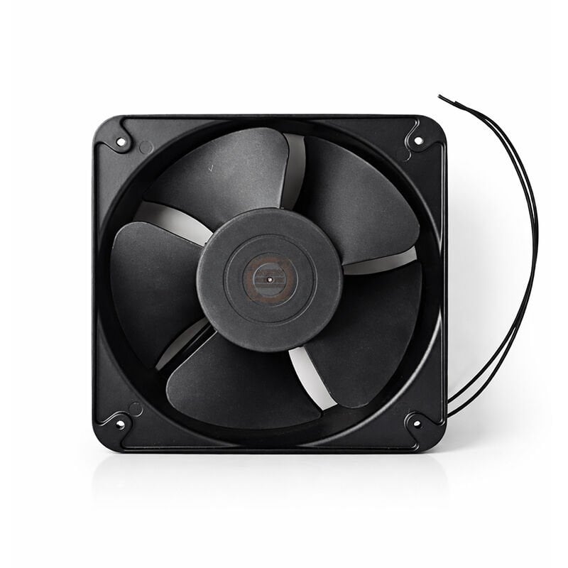 220V AC Kare Metal Gövde Fan 200x200x60mm Rulmanlı Endüstriyel Soğutma Fanı