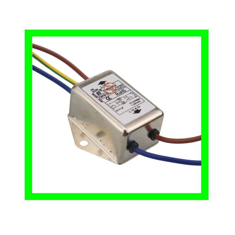 Tek Faz Parazit önleyici EMI Filtresi 10A 220V Ac-CW1B-10A