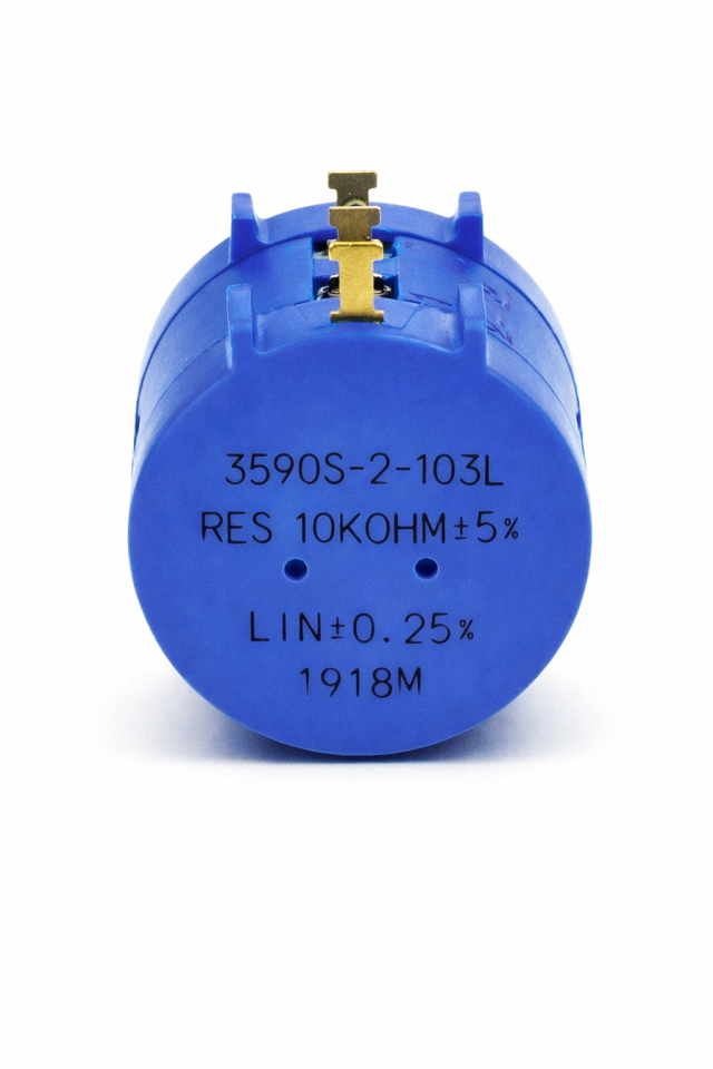 3590S-2-103L 10K Potansiyometre 10 Tur Panel Tip Hassas Ayarlı Direnç