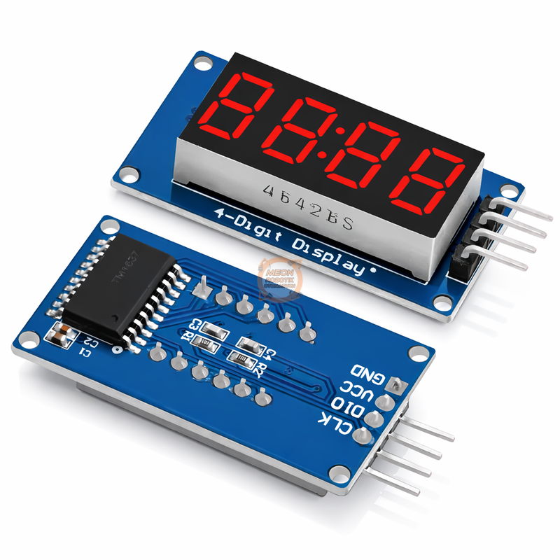 TM1637 Display 4 Dijit 7 Segment Kırmızı Ekran Modülü Arduino Uyumlu