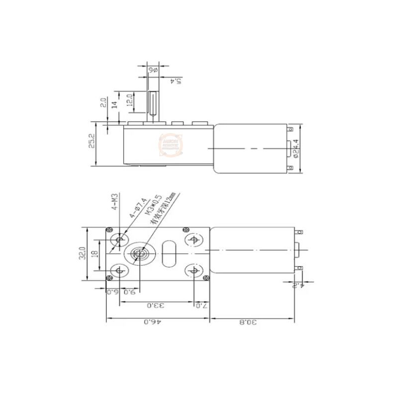 JGY370 12V 30 Rpm Redüktörlü L Tipi Yüksek Torklu Dc Motor