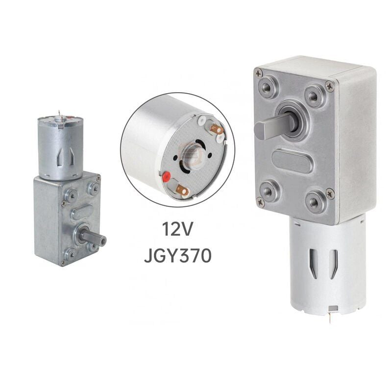 JGY370 12V 40 Rpm Redüktörlü L Tipi Yüksek Torklu Dc Motor