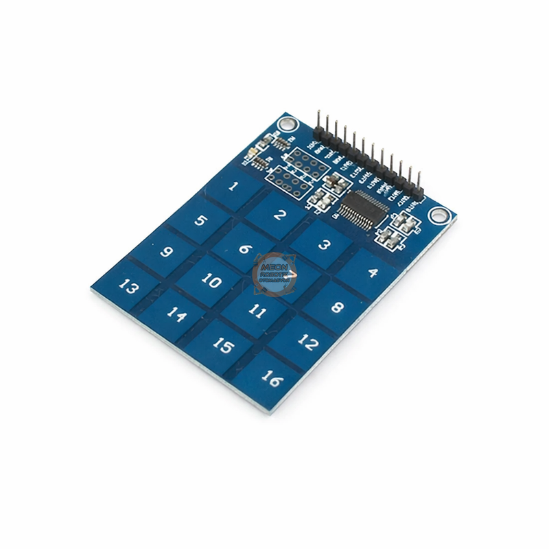 Dokunmatik Tuş Takımı TTP229 16 Kanal Kapasitif Arduino 4x4 Keypad Modülü