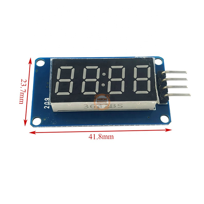 TM1637 Modül 4 Digit LED Display Saat Ekran Modülü 5V 7 Segment