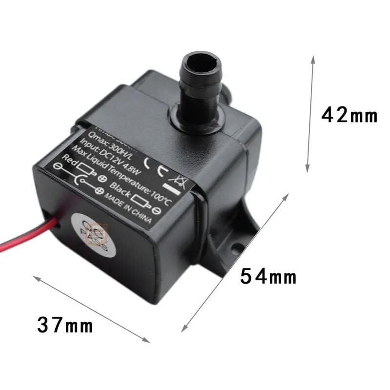 Ultra sessiz DC 12V 4.2W Fırçasız Pompası Mini Dalgıç Su Pompası QR30E