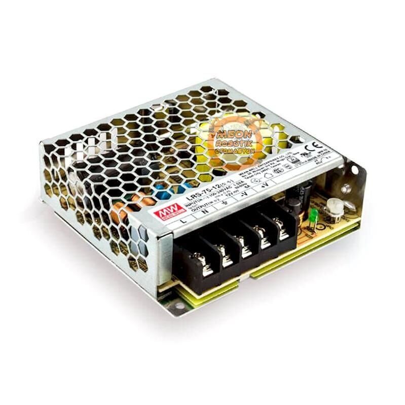 Meanwell LRS-75-12 Volt 6 Amper Smps Güç Kaynağı 12V SMPS