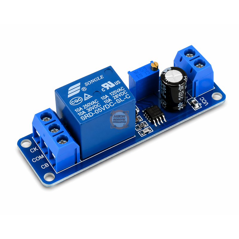 Zaman Rölesi 5V NE555 Tekli Röle Kartı