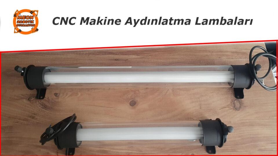Cnc Led Aydınlatma Lambası 24v 600mm-Cam Tüp