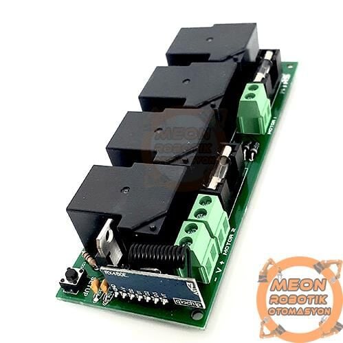 Uzaktan Kumandalı Dc Motor Yön Kontrol Devresi