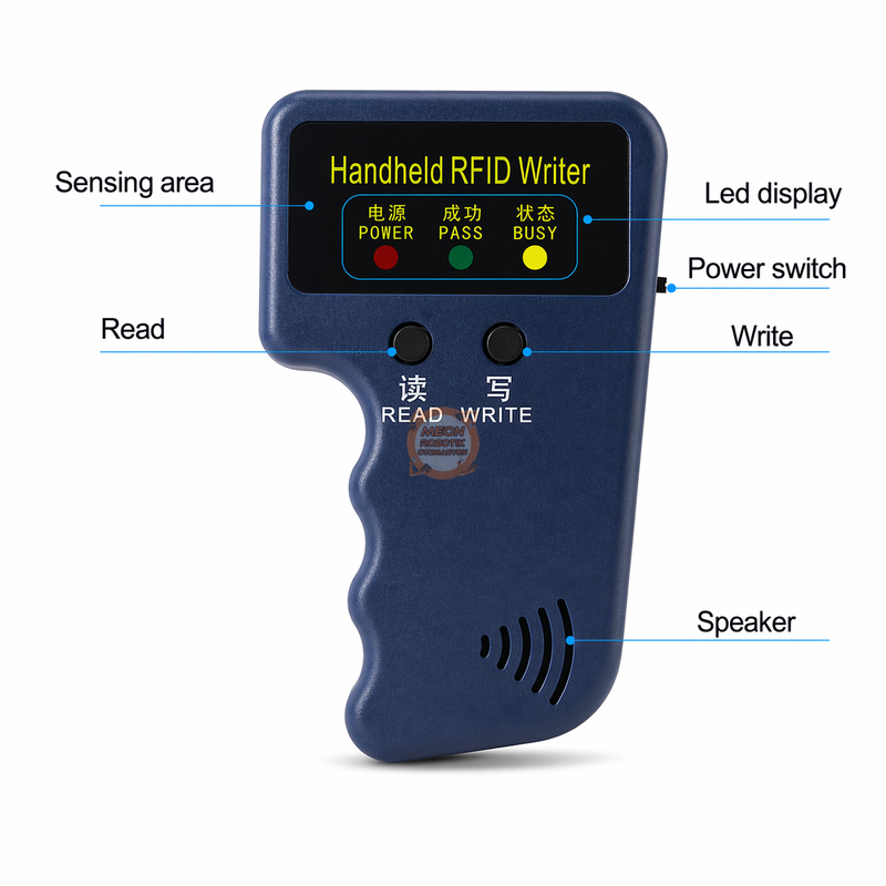RFID Kart Kopyalayıcı 125kHz T5577 EM4305 Uyumlu El Tipi Kart Okuyucu Yazıcı