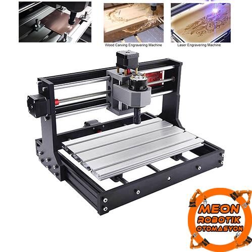 CNC3018 Pro 5500Mw Lazerli Mini Masaüstü Cnc | Meon Robotik CNC3018 Pro 5500Mw Lazerli Mini Masaüstü Cnc | Meon Robotik